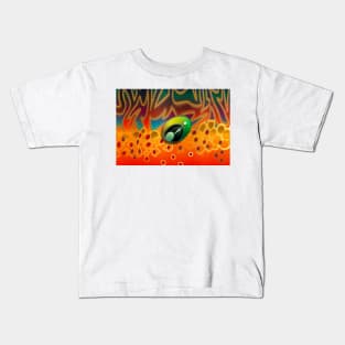 Brook Trout Eye Kids T-Shirt